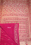Blended Silk - Kantha work - Pink
