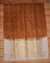 Soft Silk -  Brown Ikkat Weaving