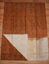 Soft Silk -  Brown Ikkat Weaving