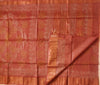 Art Tussar - Double Batik -  Rust Orange