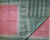 Semi Tussar - Batik - Onion Pink with Green
