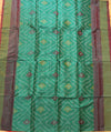 Semi Uppada ikkat body sarees - Green